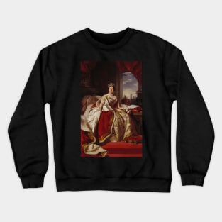 Portrait of Queen Victoria - Franz Xaver Winterhalter Crewneck Sweatshirt